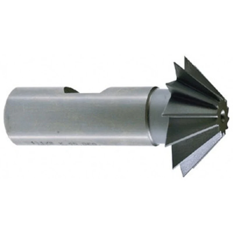KEO 3/4 x 5/16 60 8-Tooth High Speed Steel Single-Angle Cutter Uncoated, Right Hand Cut, 2-1/8 OAL, 3/8 Shank Diam, S...
